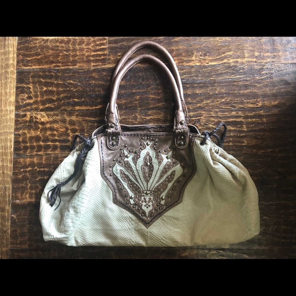 Soft Leather Western Style Handbag - Large (EUC)